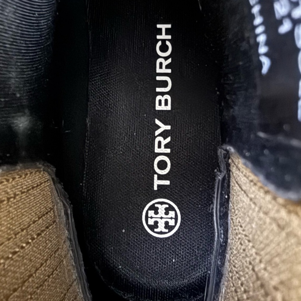 TORY BURCH Black Hurricane Rubber All
Weather Rain Ankle Boots - Picture 10 of 12